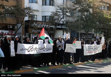 اجتماع دانشجویان مشهد در سالروز عملیات طوفان‌الاقصی