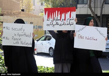 اجتماع دانشجویان مشهد در سالروز عملیات طوفان‌الاقصی