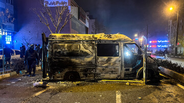 روایتگری امینیان از رفتار وحشیانه آشوبگران در چند روز اخیر