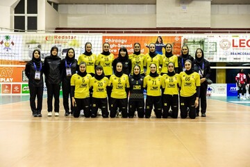 قهرمانی مقتدرانه زنان والیبال سپاهان در آسیای مرکزی