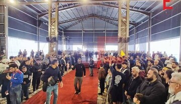 برگزاری مراسم سالروز تشییع سید حسن نصرالله در لبنان