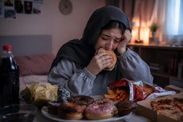 پرخوری عصبی؛ وقتی نوجوانان با احساساتشان غذا می‌خورند