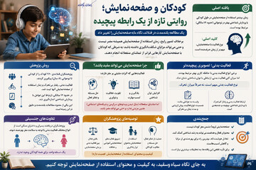 کودکان و صفحه‌نمایش؛ روایتی تازه از یک رابطه پیچیده +اینفوگرافی